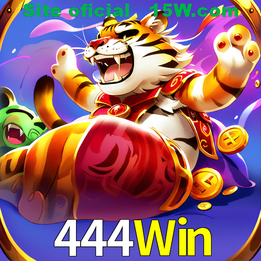 Imagem promocional da 444Win mostrando a plataforma e suas vantagens